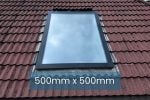 500 x 500 mm skylight for pitched roofs by Skylights1 – safety toughened and laminated glass, self-cleaning glass, argon filled