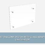 Juliet Balcony System with Glass Adapters