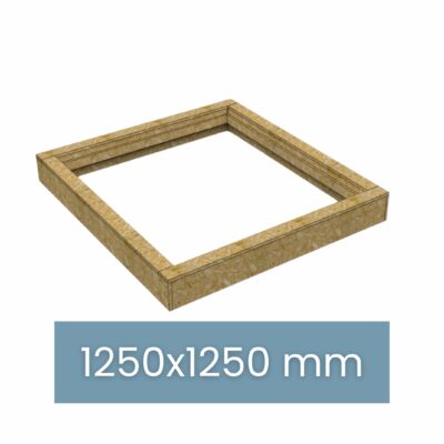 OSB Insulated Upstand 1250 x 1250 mm (for Square Roof Lantern)